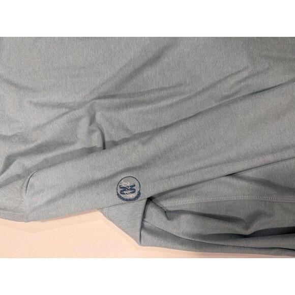 Women's Peter Millar Light Blue Quarter-Zip Long Sleeve Pullover - Medium - Picture 4 of 4